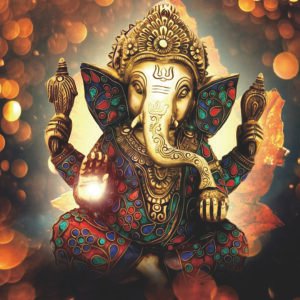 10 Indian religion with rhinestone