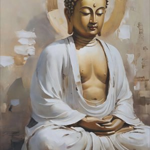 Buddha design with rhinestone scaled