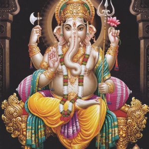 5 Indian religion with rhinestone