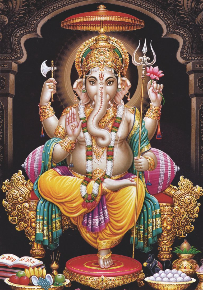 5 Indian religion with rhinestone