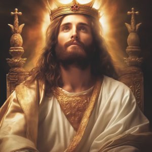 Jesus Christ design with rhinestone scaled
