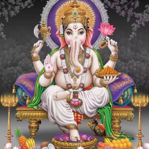 9 Indian religion with rhinestone