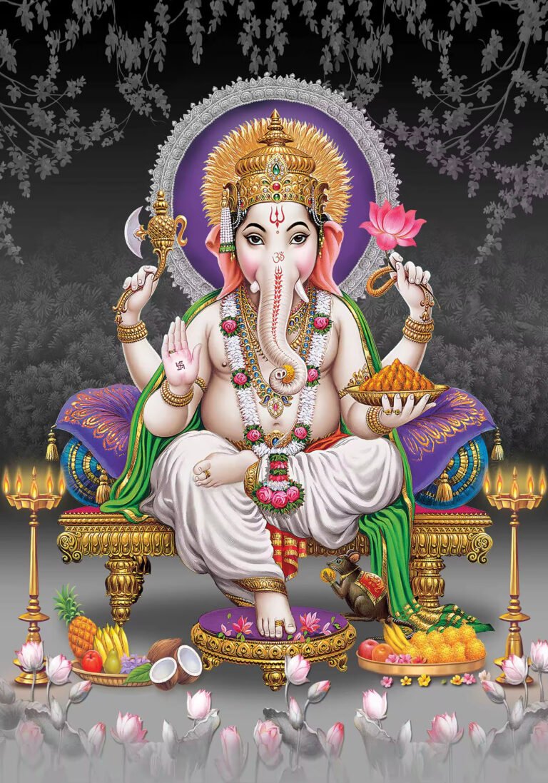 9 Indian religion with rhinestone
